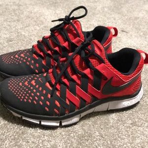 Men’s Nike Free Trainers Red/Black